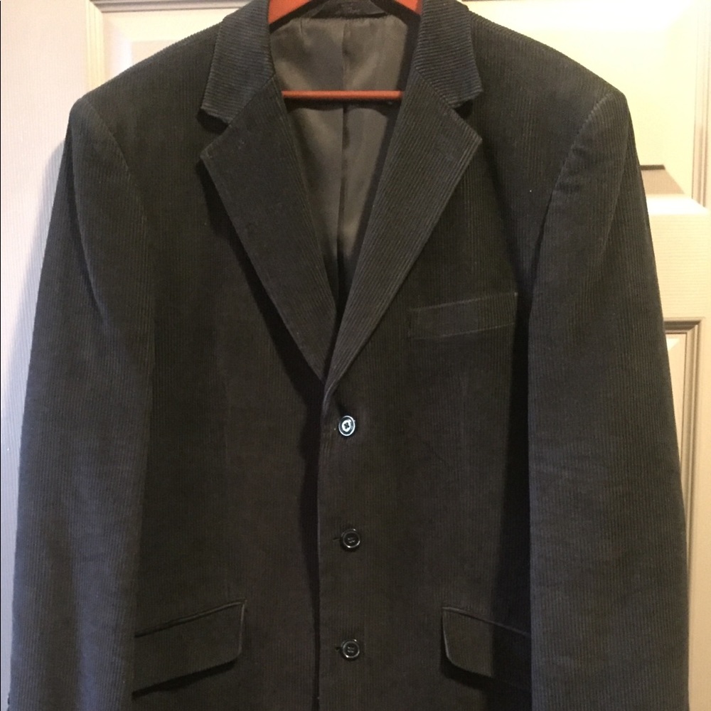 Grey Haggar corduroy sportsjacket 44L